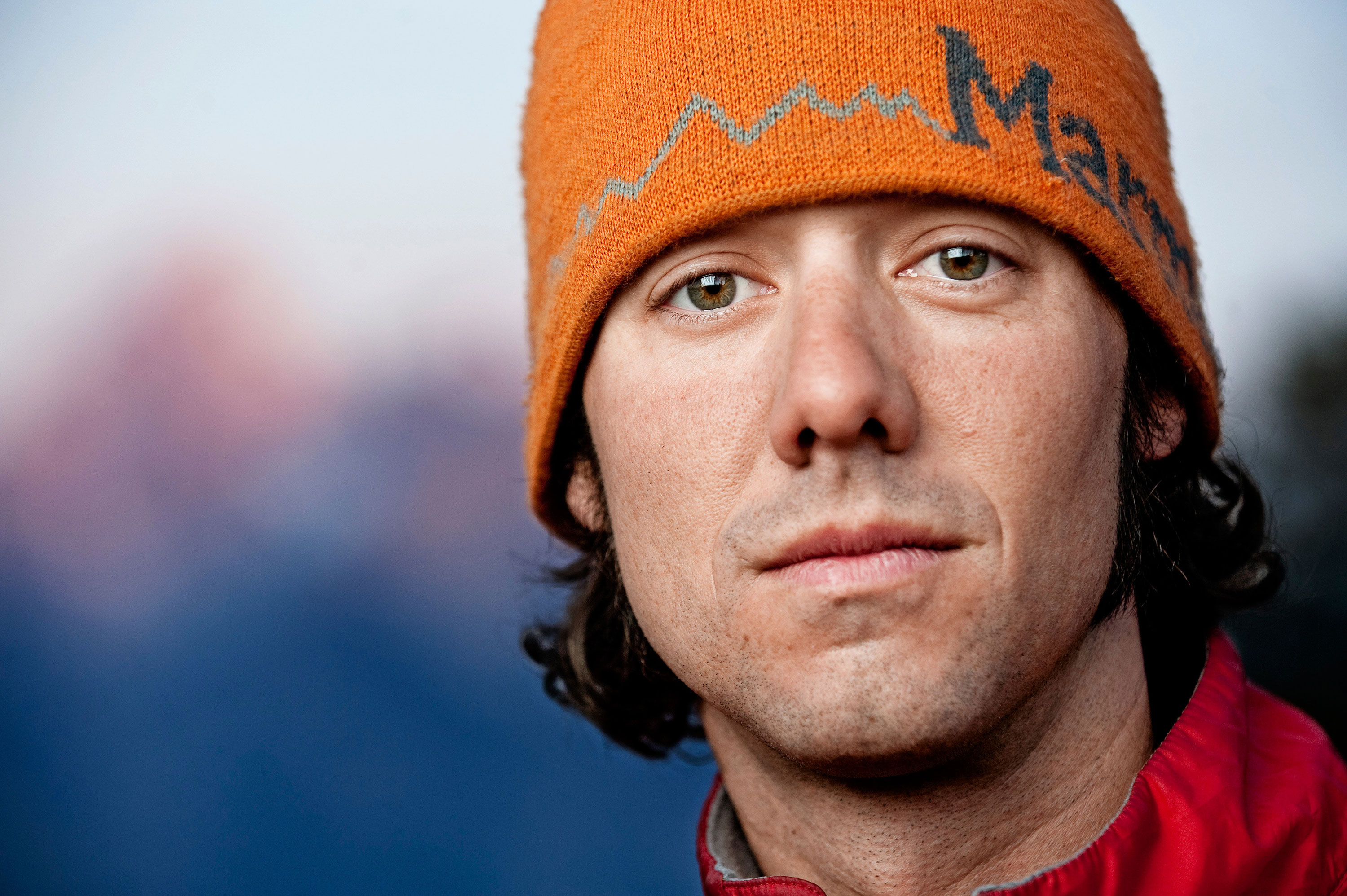 Orange Hat Climber Aaron C. Packard Photography Portrait