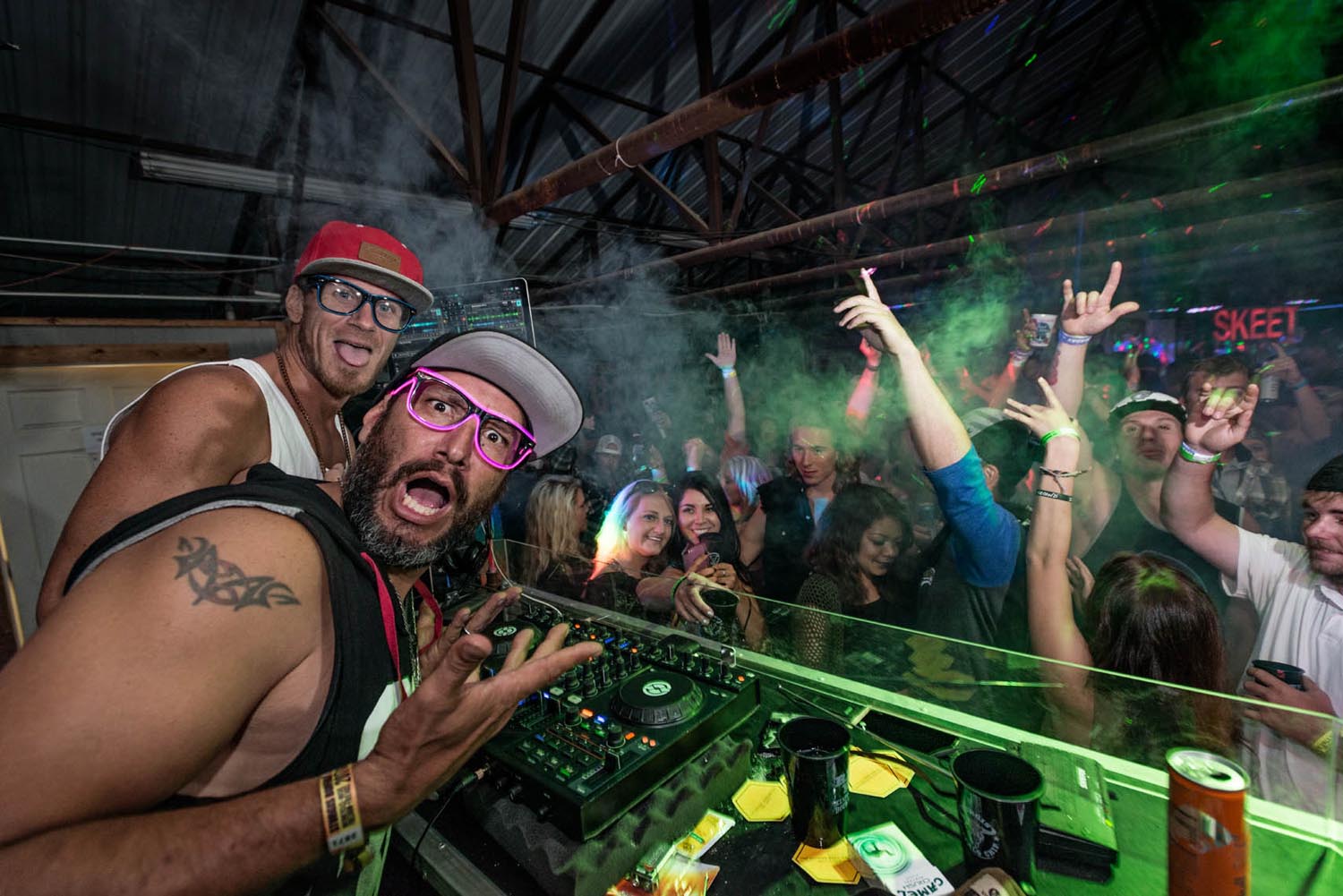DJ Booth Shenanigans Aaron C. Packard Photography Sturgis