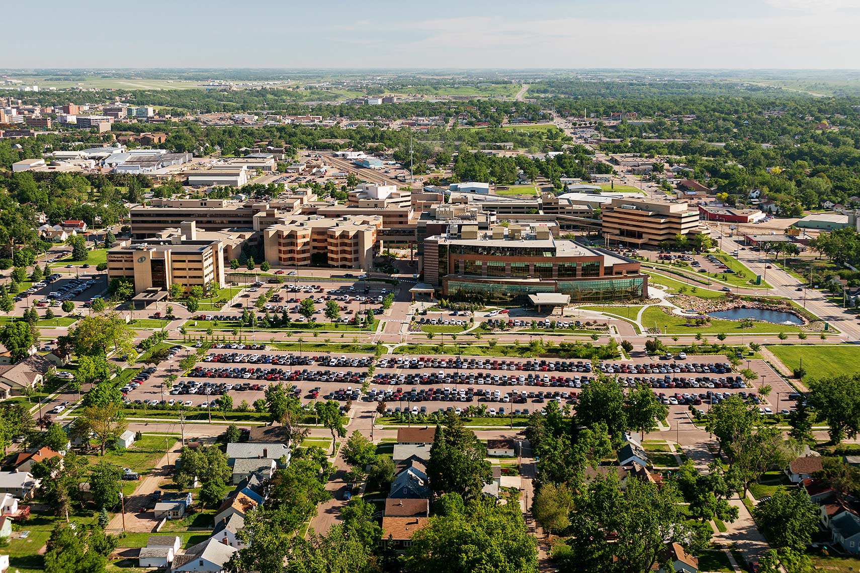 Medical Center Aerial Aaron C. Packard Photography Healthcare