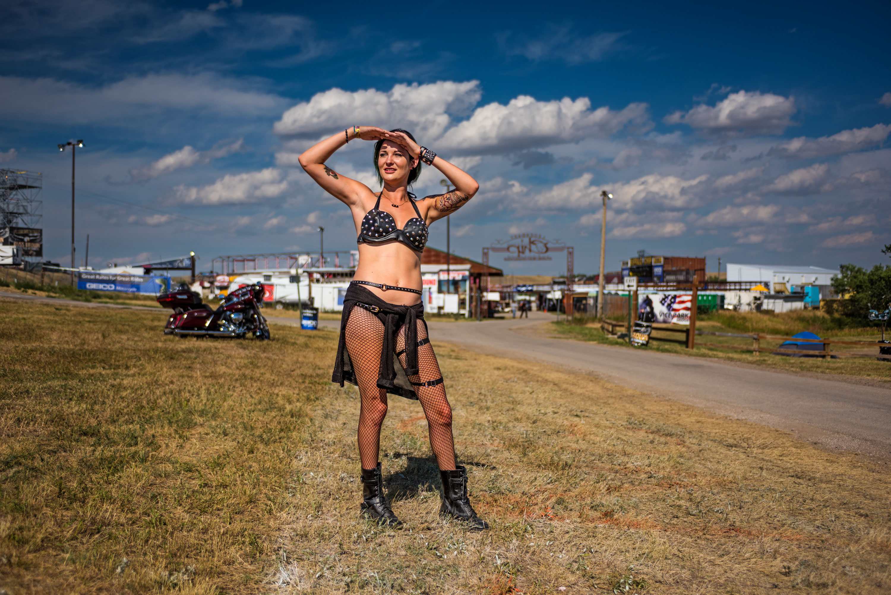 Sturgis Lady Aaron C. Packard Photography Lifestyle