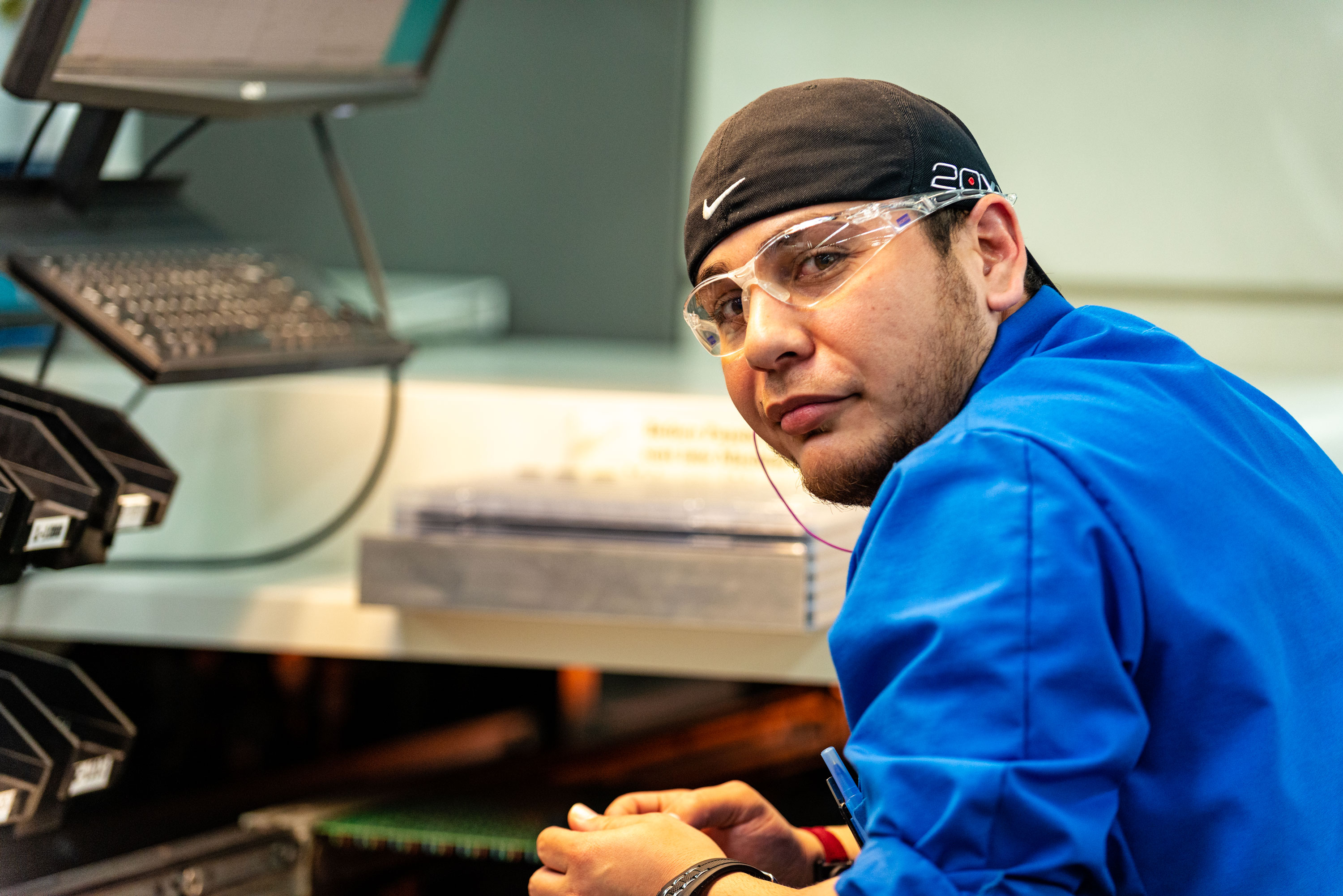 Factory Worker 1 Aaron C. Packard Photography Industrial