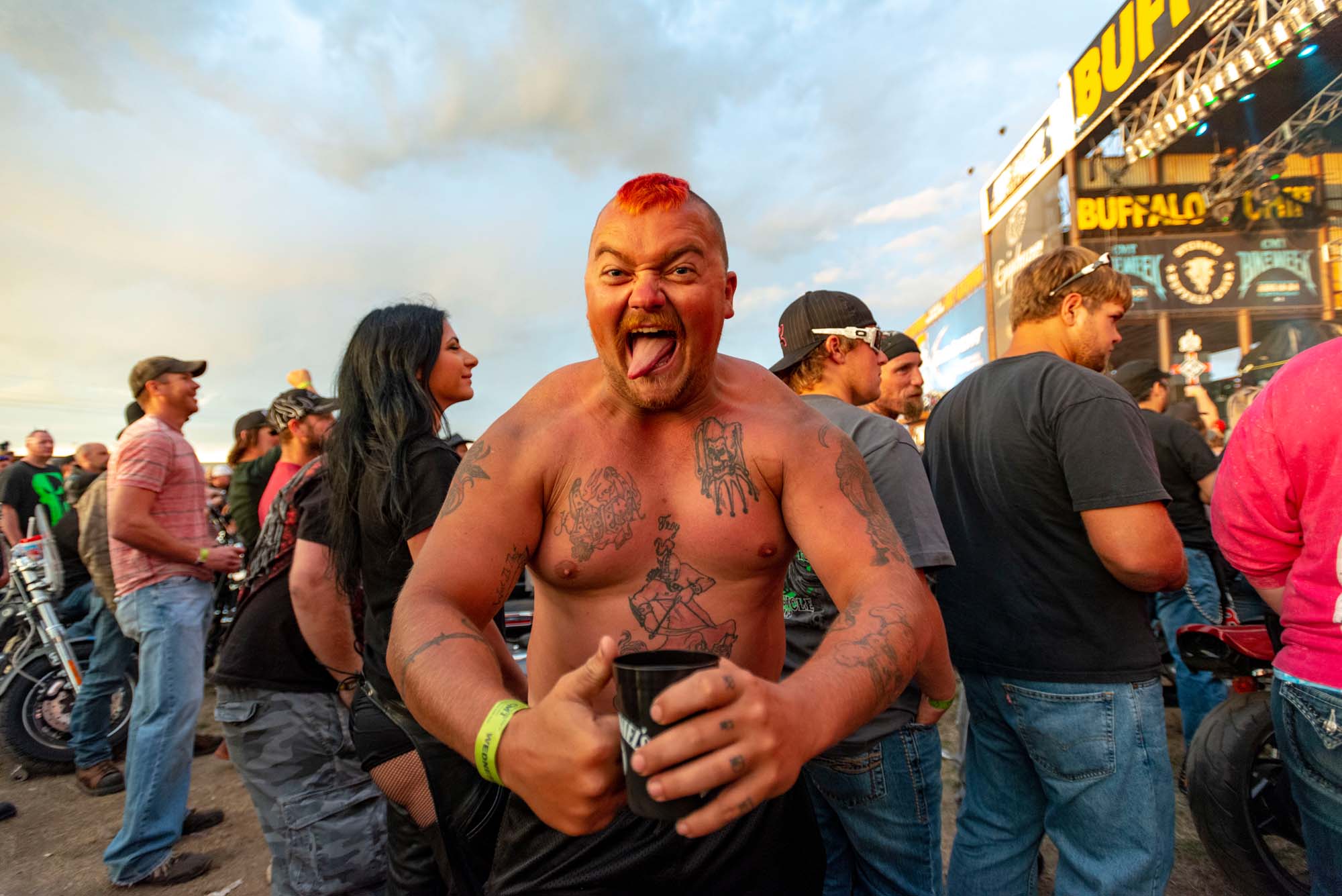 Tongue Out Guy Aaron C. Packard Photography Sturgis