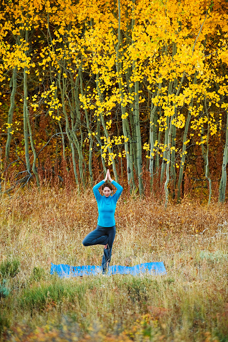 Woodland Yoga Aaron C. Packard Photography Lifestyle